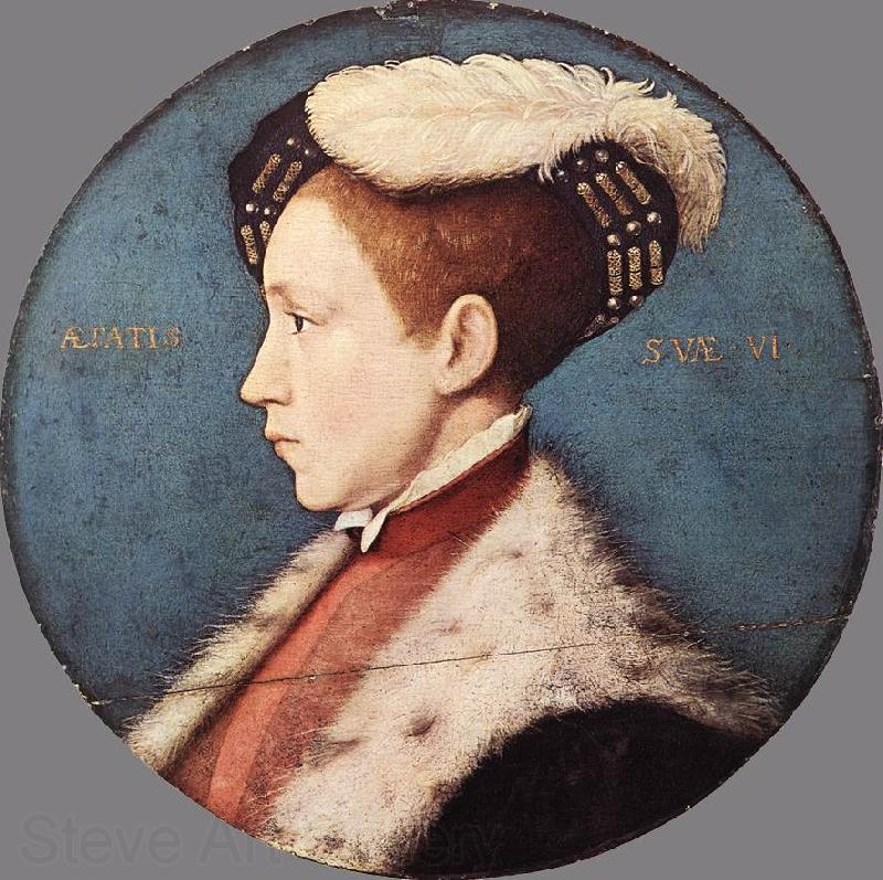 HOLBEIN, Hans the Younger Edward, Prince of Wales d Norge oil painting art